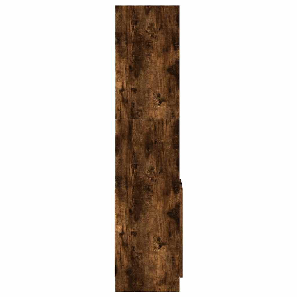 Visoka komoda boja hrasta 92x33x140 cm od konstruiranog drva