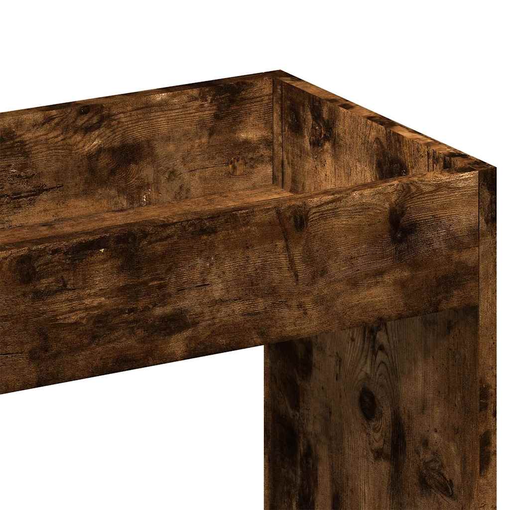 Visoka komoda boja hrasta 92x33x180 cm konstruirano drvo