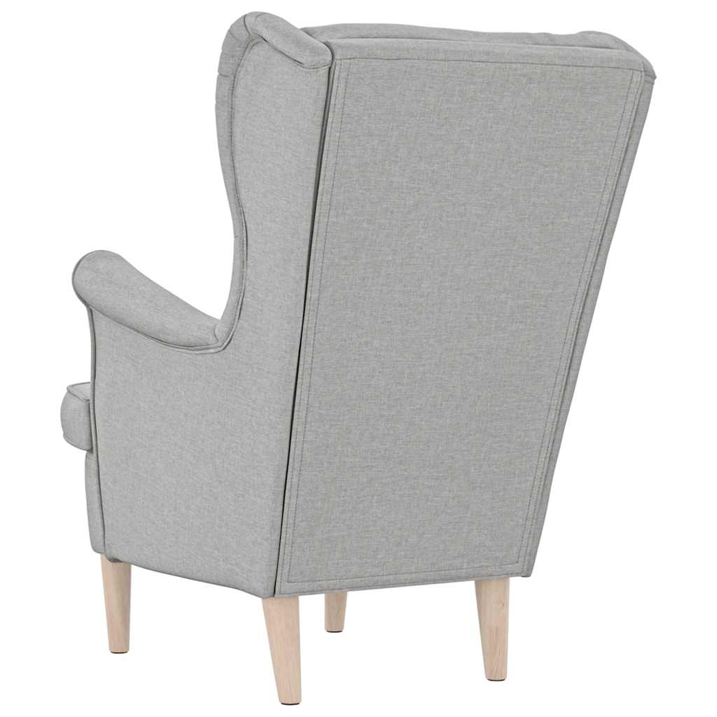 Fotelja oblačno siva 74x84x100 cm od tkanine