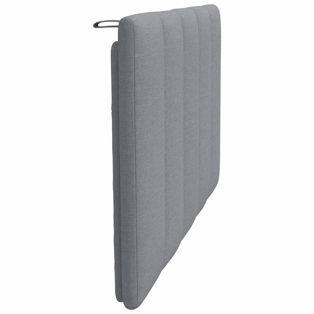 Jastuk za uzglavlje Hanko svjetlosivi 80 cm od tkanine