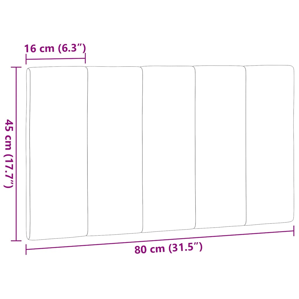 Jastuk za uzglavlje Hanko svjetlosivi 80 cm od tkanine