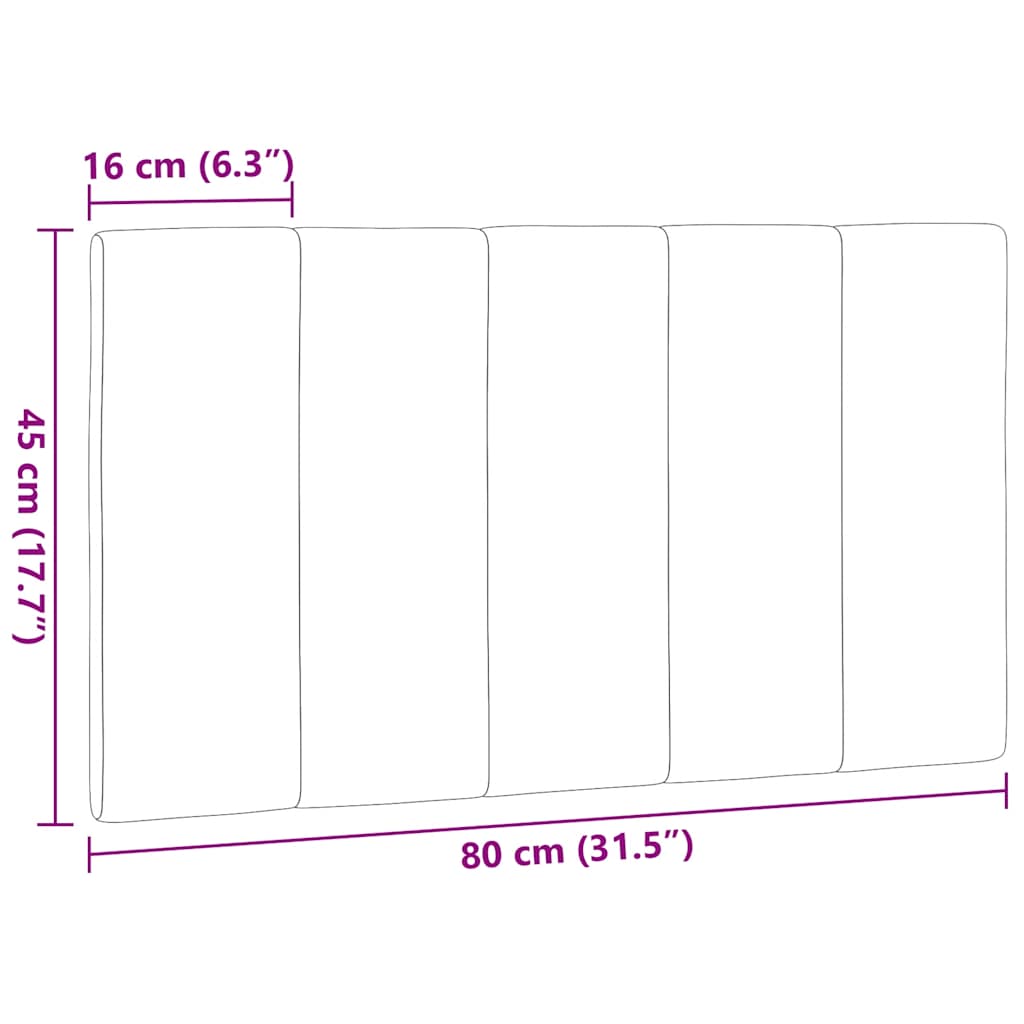 Jastuk za uzglavlje Hanko krem 80 cm od tkanine