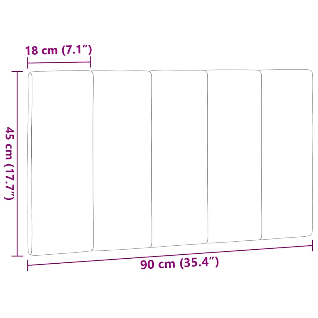 Jastuk za uzglavlje Hanko krem 90 cm od tkanine