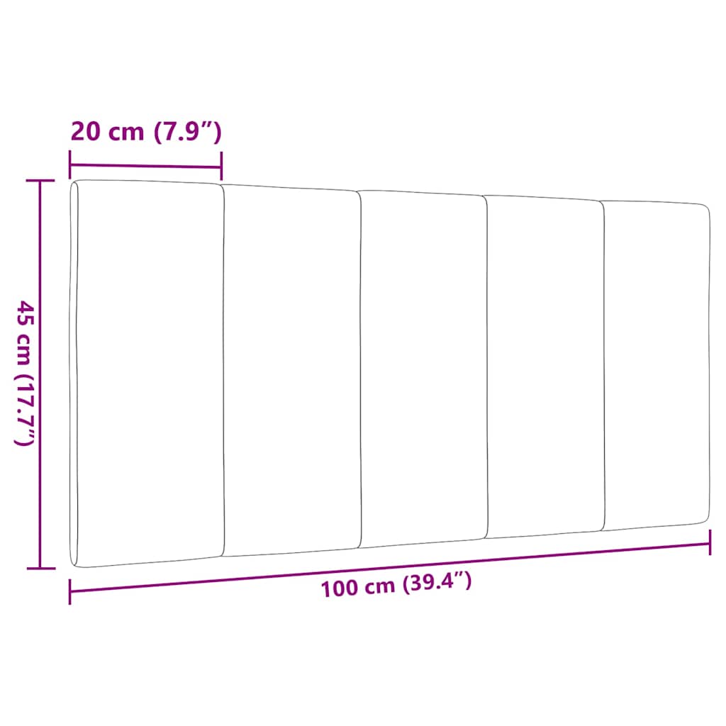 Jastuk za uzglavlje Hanko plavi 100 cm od tkanine