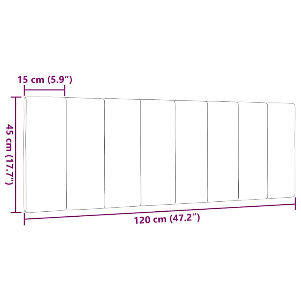 Jastuk za uzglavlje Hanko svjetlosivi 120 cm od tkanine