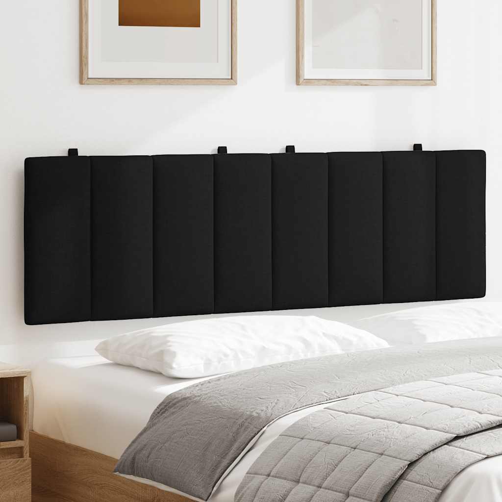 Jastuk za uzglavlje Hanko crni 160 cm od tkanine