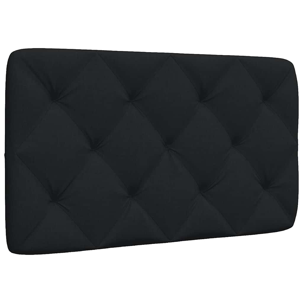 Jastuk za uzglavlje crni 80 cm od tkanine