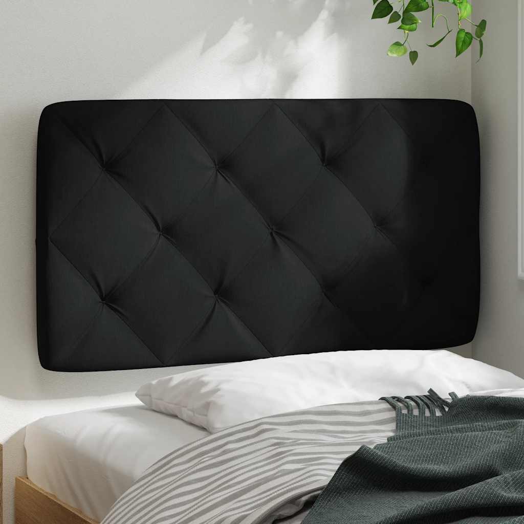 Jastuk za uzglavlje crni 80 cm od tkanine
