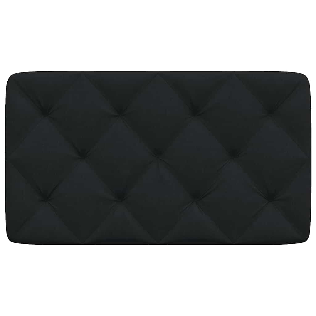 Jastuk za uzglavlje crni 80 cm od tkanine
