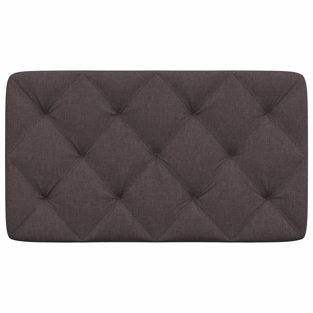 Jastuk za uzglavlje tamnosmeđi 80 cm od tkanine