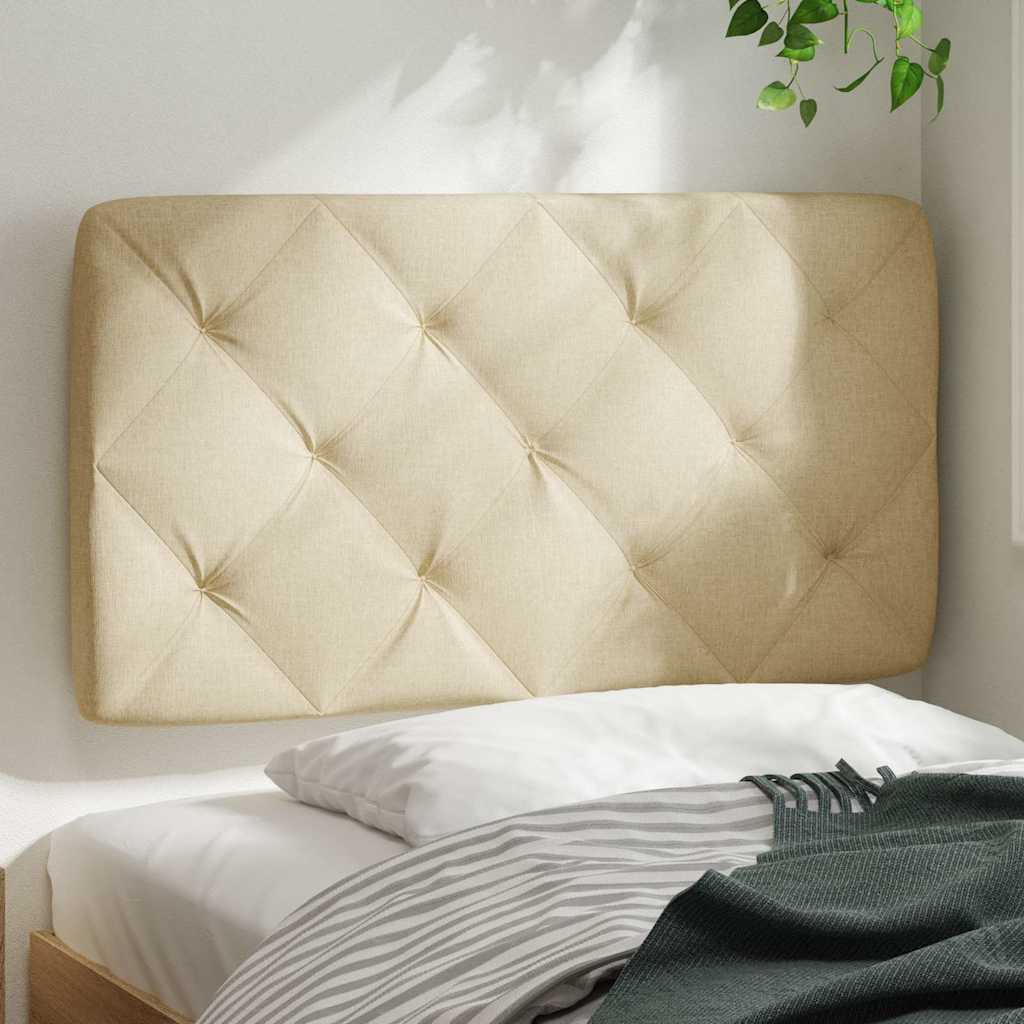 Jastuk za uzglavlje krem 80 cm od tkanine