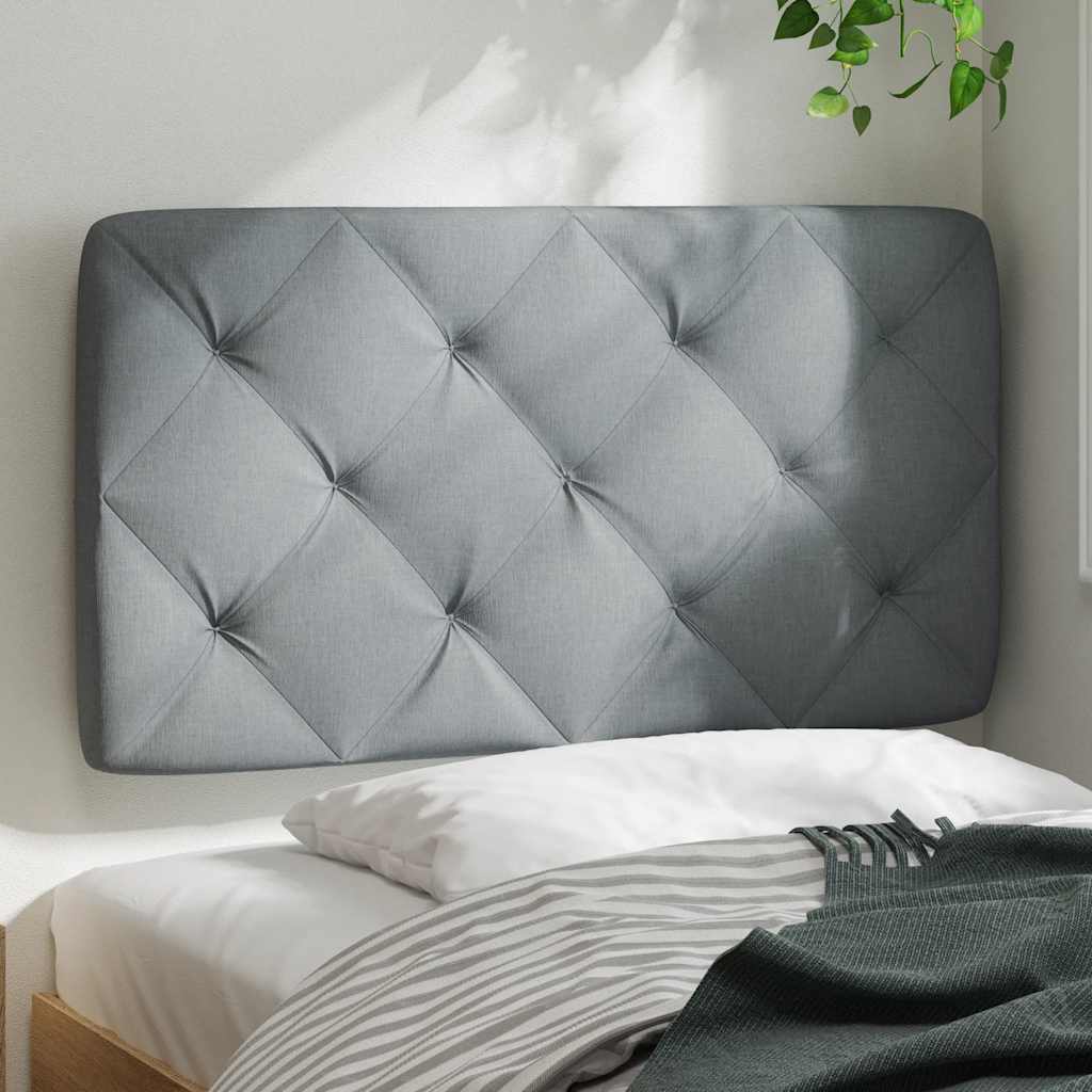Jastuk za uzglavlje svjetlosivi 90 cm od tkanine