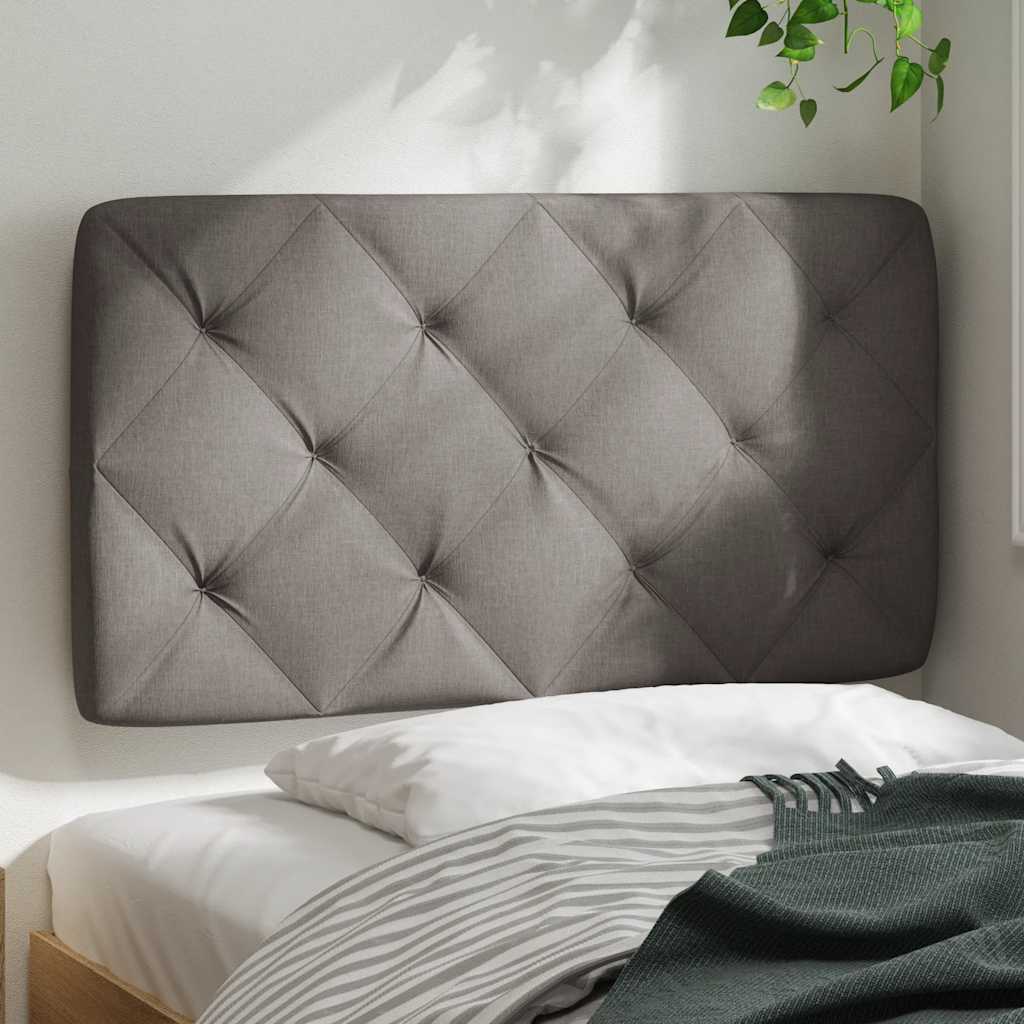 Jastuk za uzglavlje smeđesivi 90 cm od tkanine