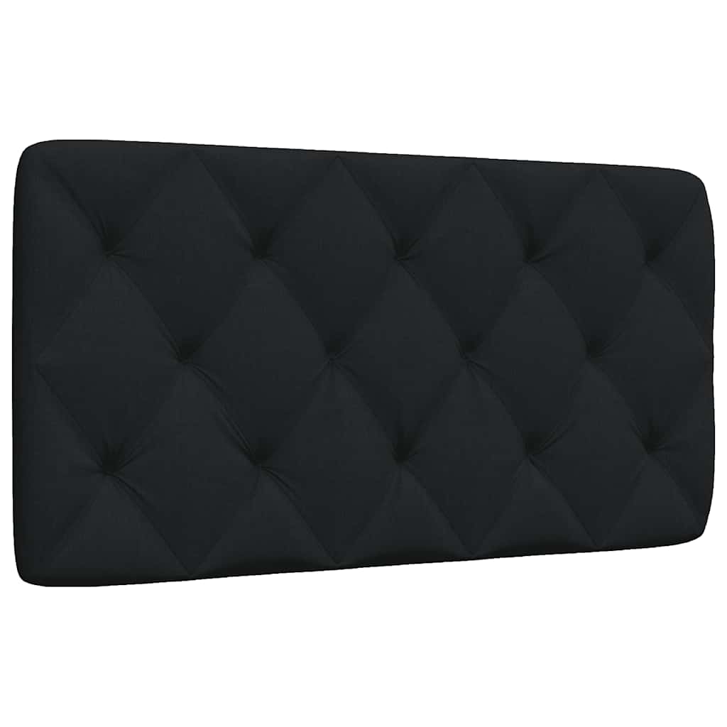 Jastuk za uzglavlje crni 100 cm od tkanine