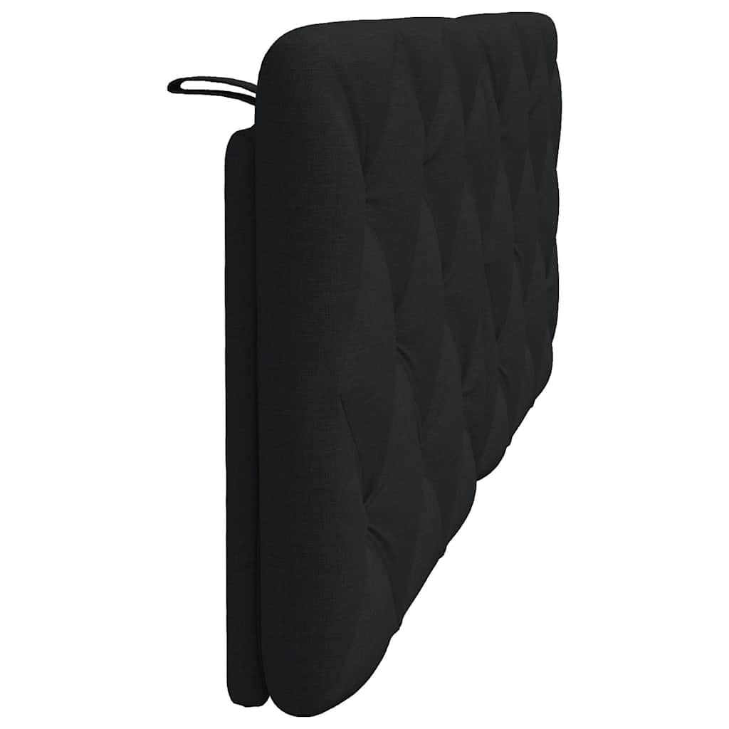Jastuk za uzglavlje crni 120 cm od tkanine