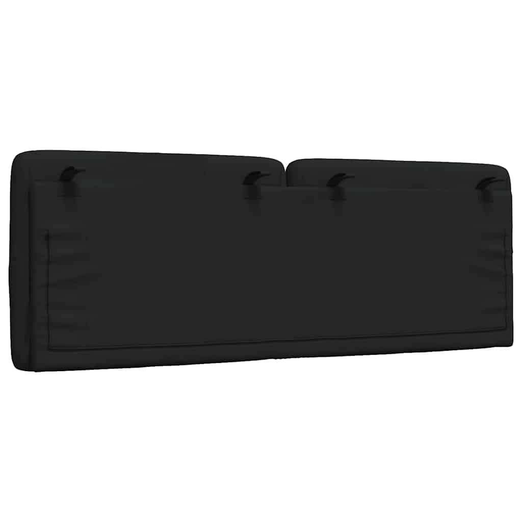 Jastuk za uzglavlje crni 120 cm od tkanine