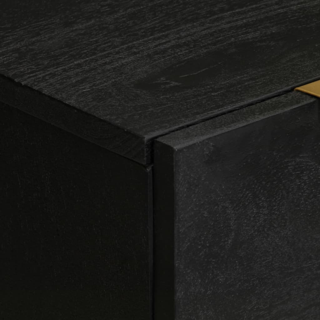 Komoda 2 kom crna 60 x 33 x 75 cm konstruirano drvo