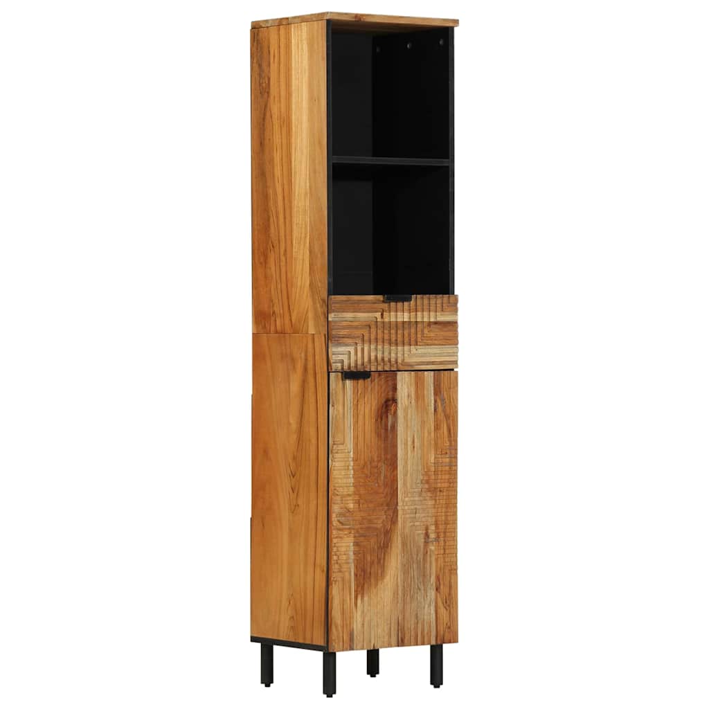 Set ormarića za kupaonicu 5 kom. Prirodna 38 x 33 x 160 cm