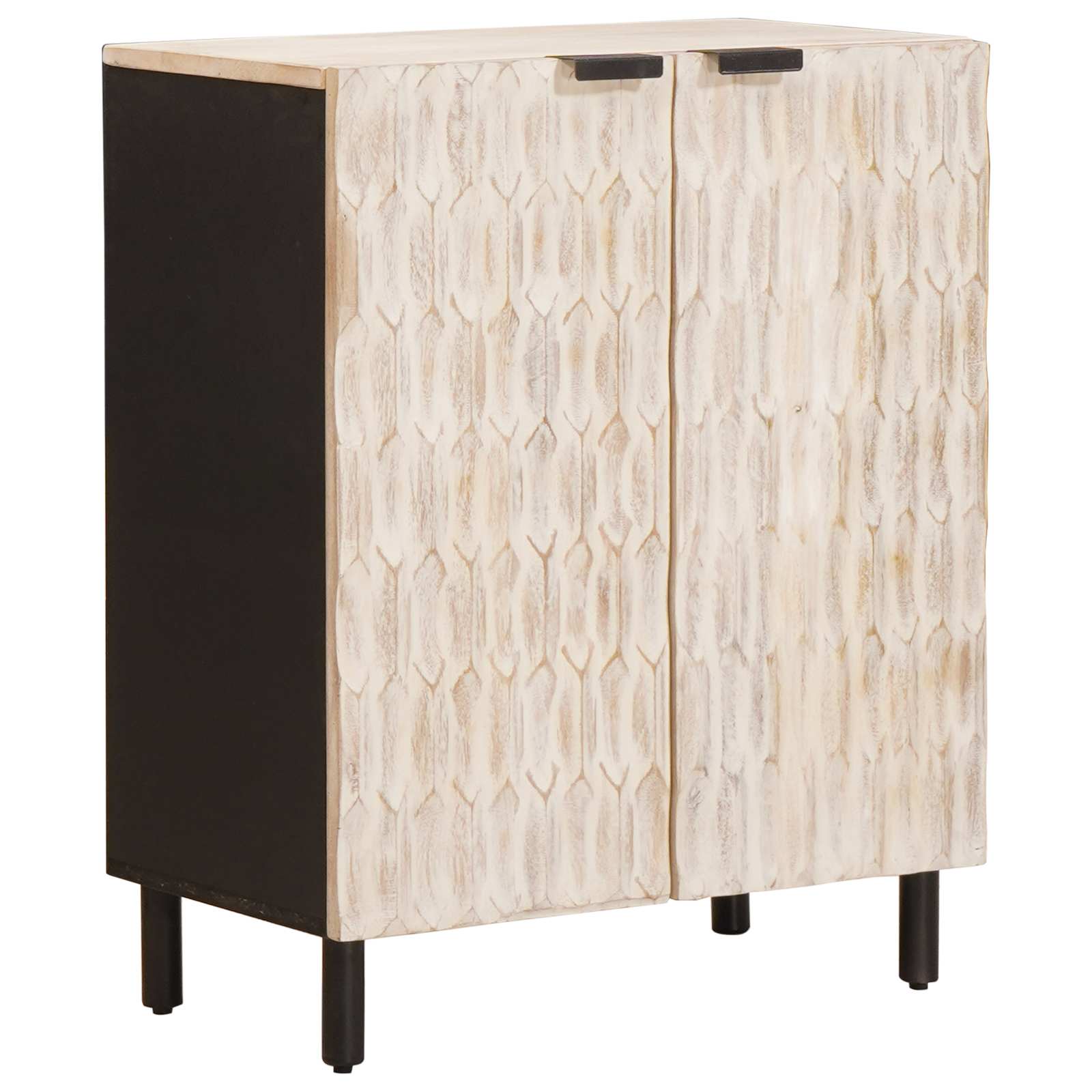 Kreveta 3 pcs Finš bijelog pranja 180 x 33 x 75 cm