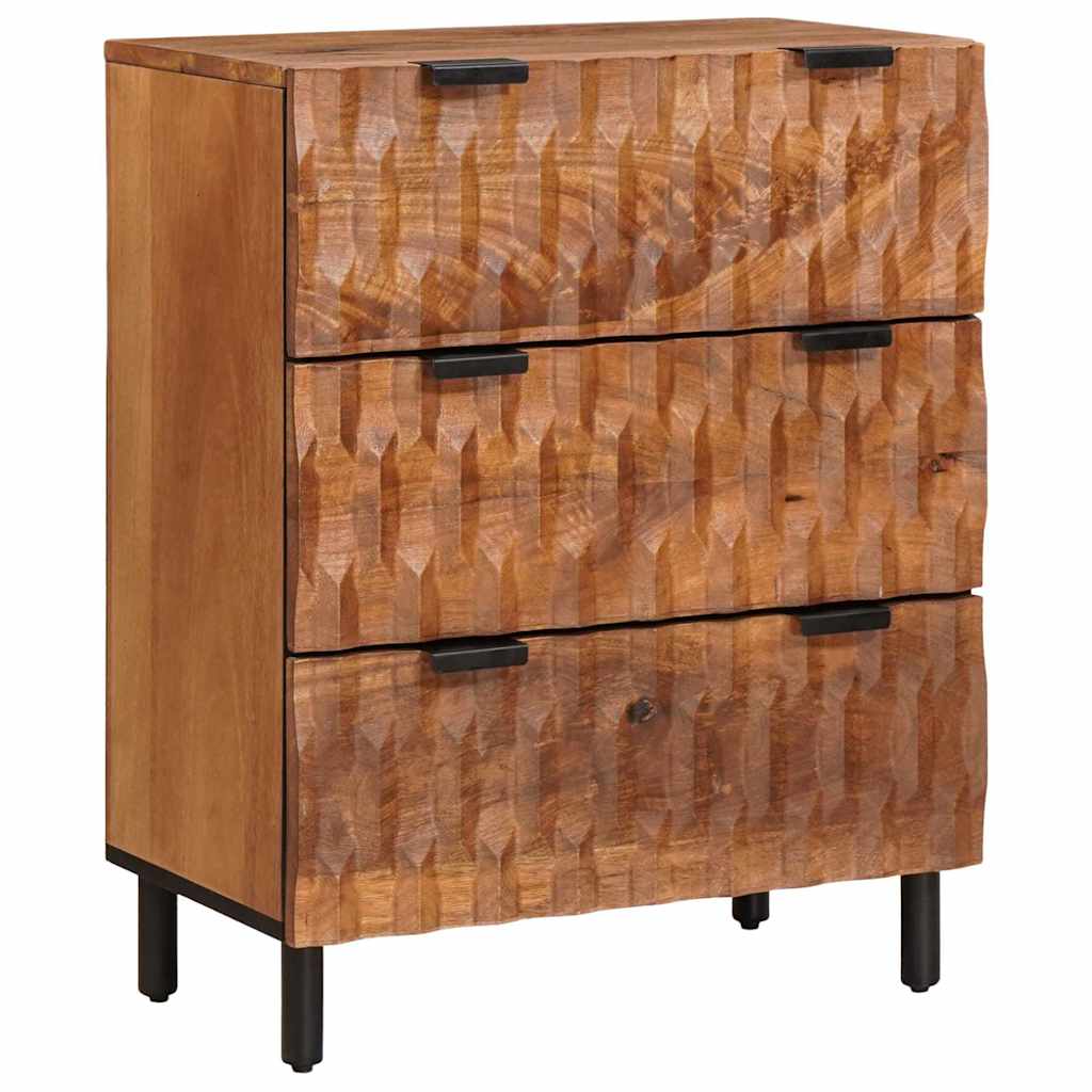 Kreveta 2 pcs Finš acacije smeđa 60 x 33 x 75 cm