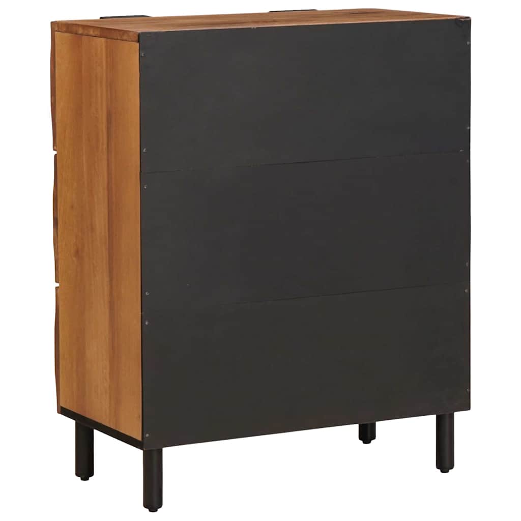 Kreveta 2 pcs Finš acacije smeđa 60 x 33 x 75 cm