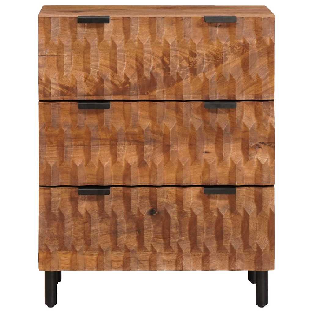 Kreveta 2 pcs Finš acacije smeđa 60 x 33 x 75 cm
