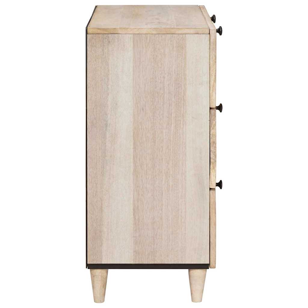 Kreveta 2 pcs Bijelo 120 x 33,5 x 75 cm masivno drvo manga