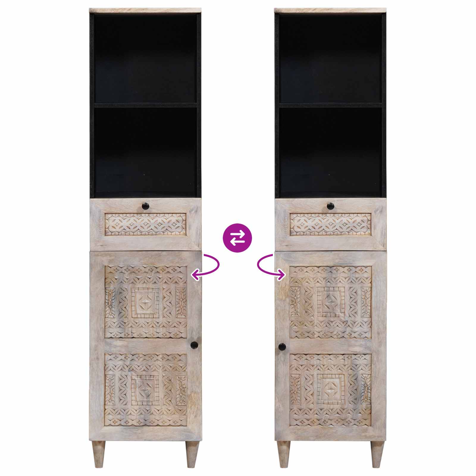Set namještaja za kupaonicu 3 pcs Bijelo Konstruirano drvo