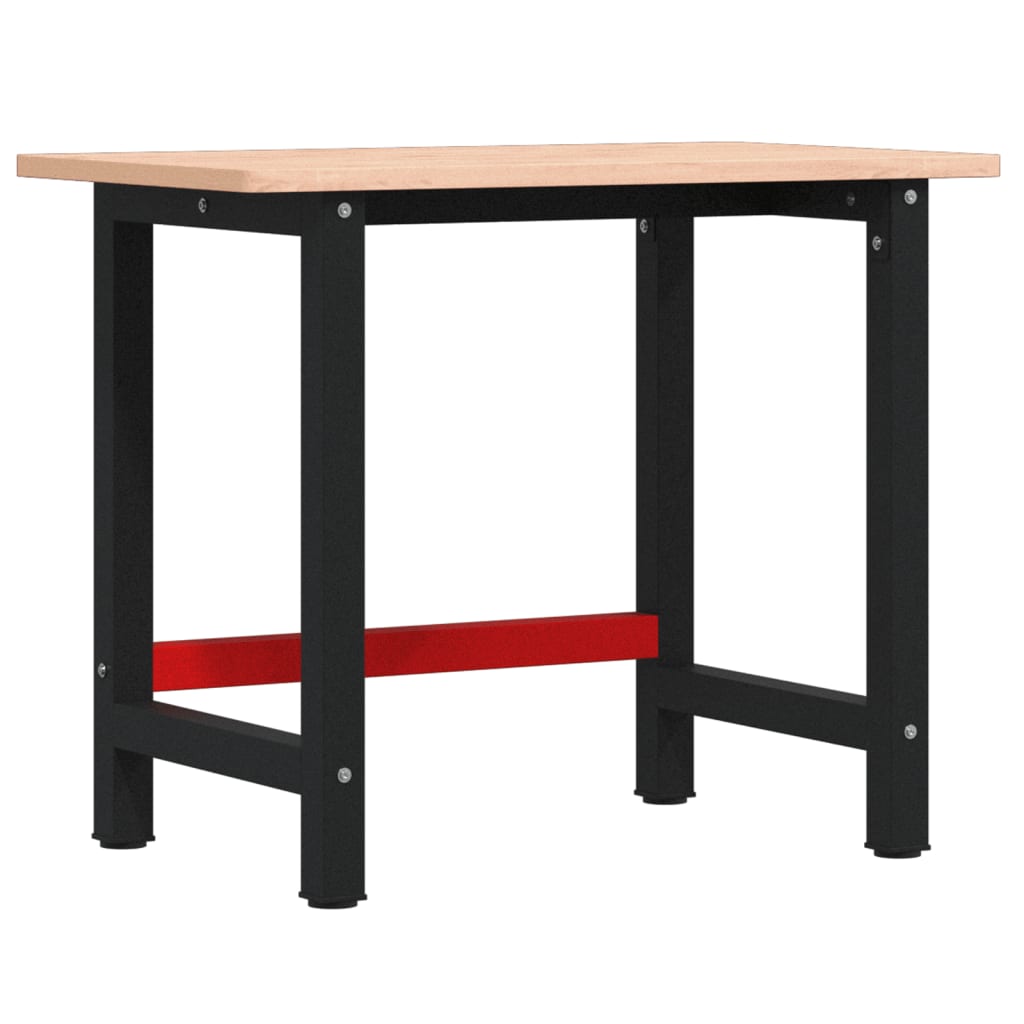 Radni stol 100 x 60 x 81,5 cm od masivne bukovine pravokutni