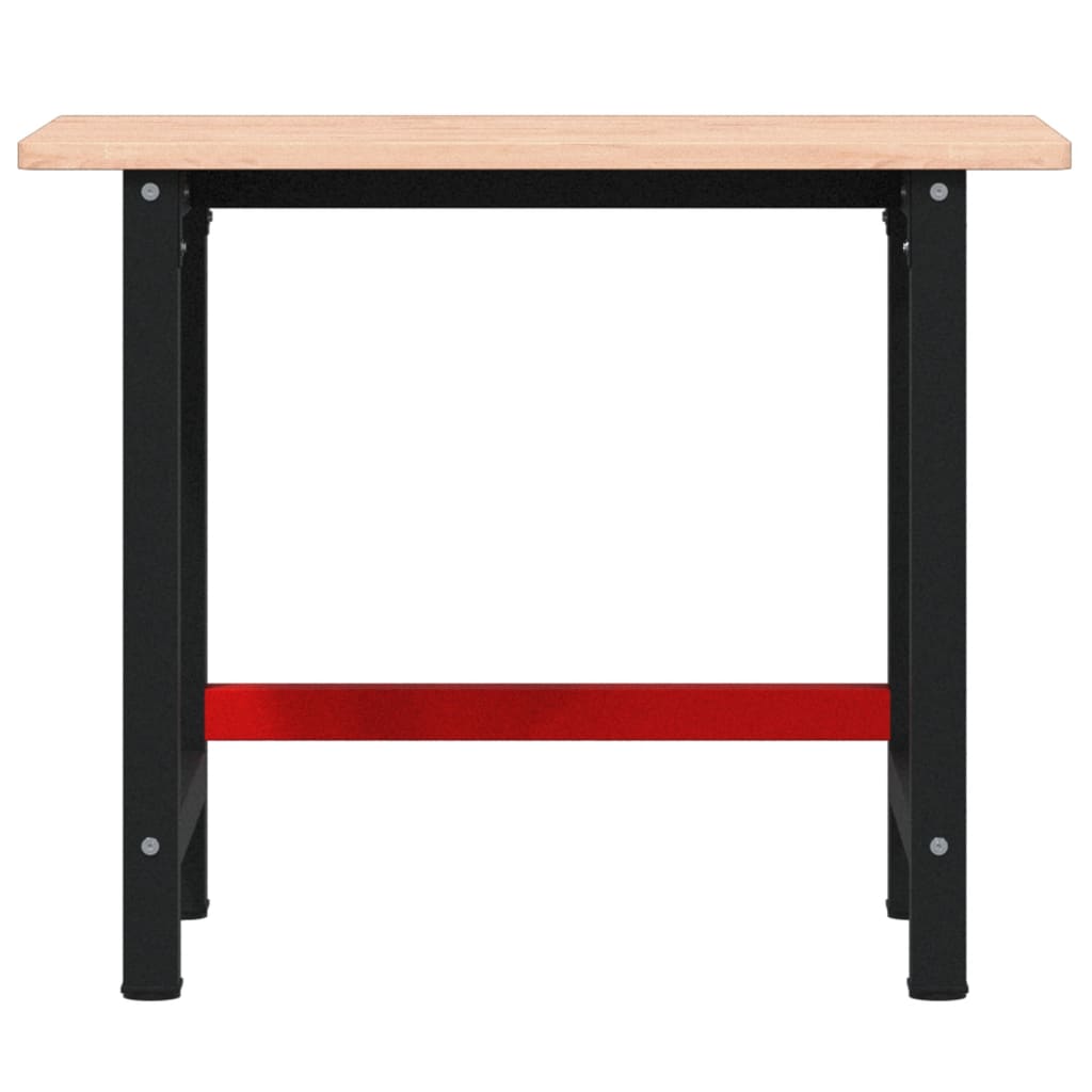 Radni stol 100 x 60 x 81,5 cm od masivne bukovine pravokutni