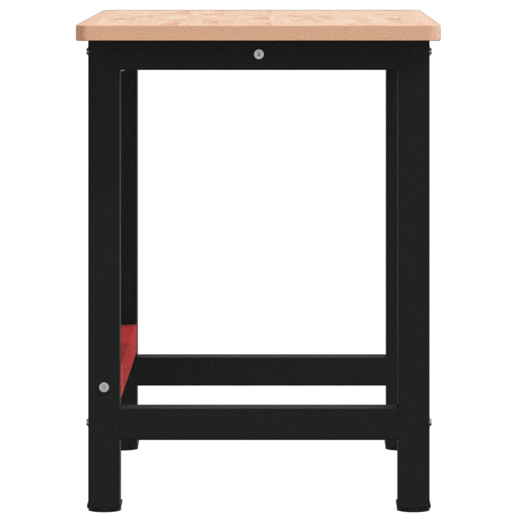 Radni stol 100 x 60 x 81,5 cm od masivne bukovine pravokutni