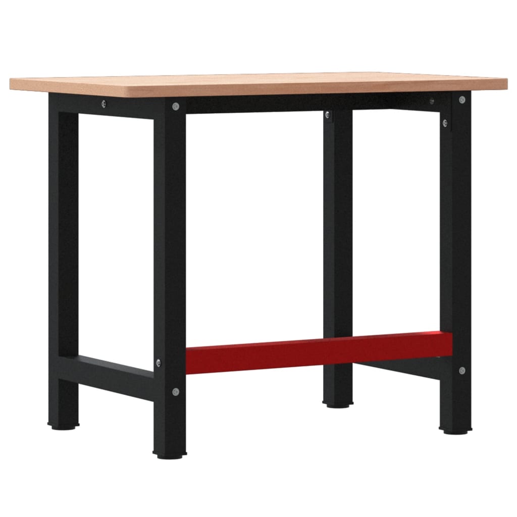 Radni stol 100 x 60 x 81,5 cm od masivne bukovine pravokutni