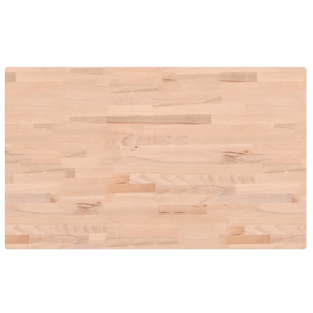 Radni stol 100 x 60 x 81,5 cm od masivne bukovine pravokutni