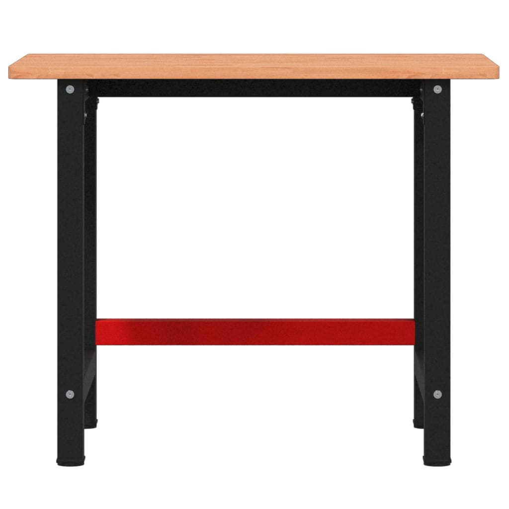 Radni stol 100 x 60 x 81,5 cm od masivne bukovine pravokutni
