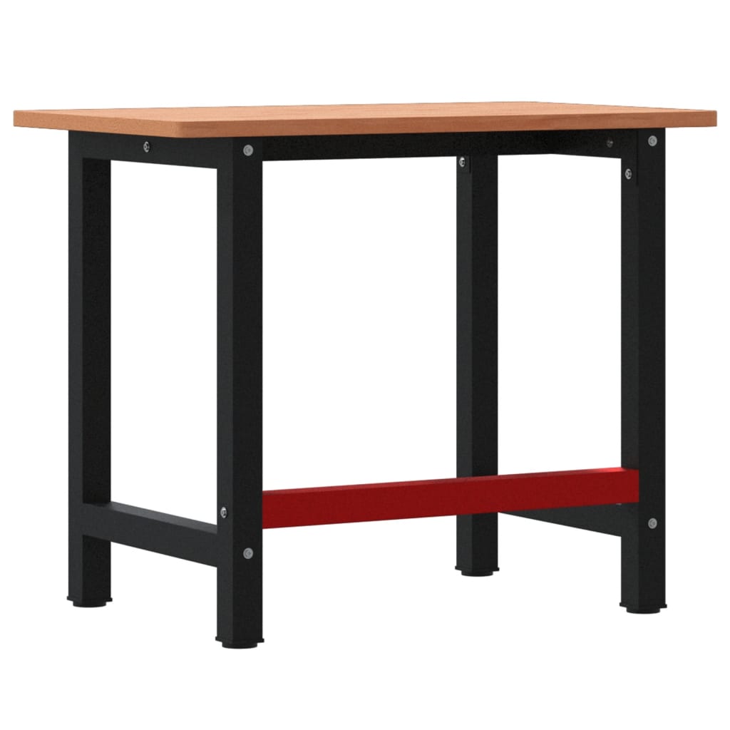 Radni stol 100 x 60 x 81,5 cm od masivne bukovine pravokutni
