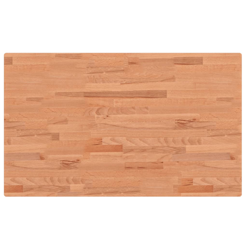 Radni stol 100 x 60 x 81,5 cm od masivne bukovine pravokutni