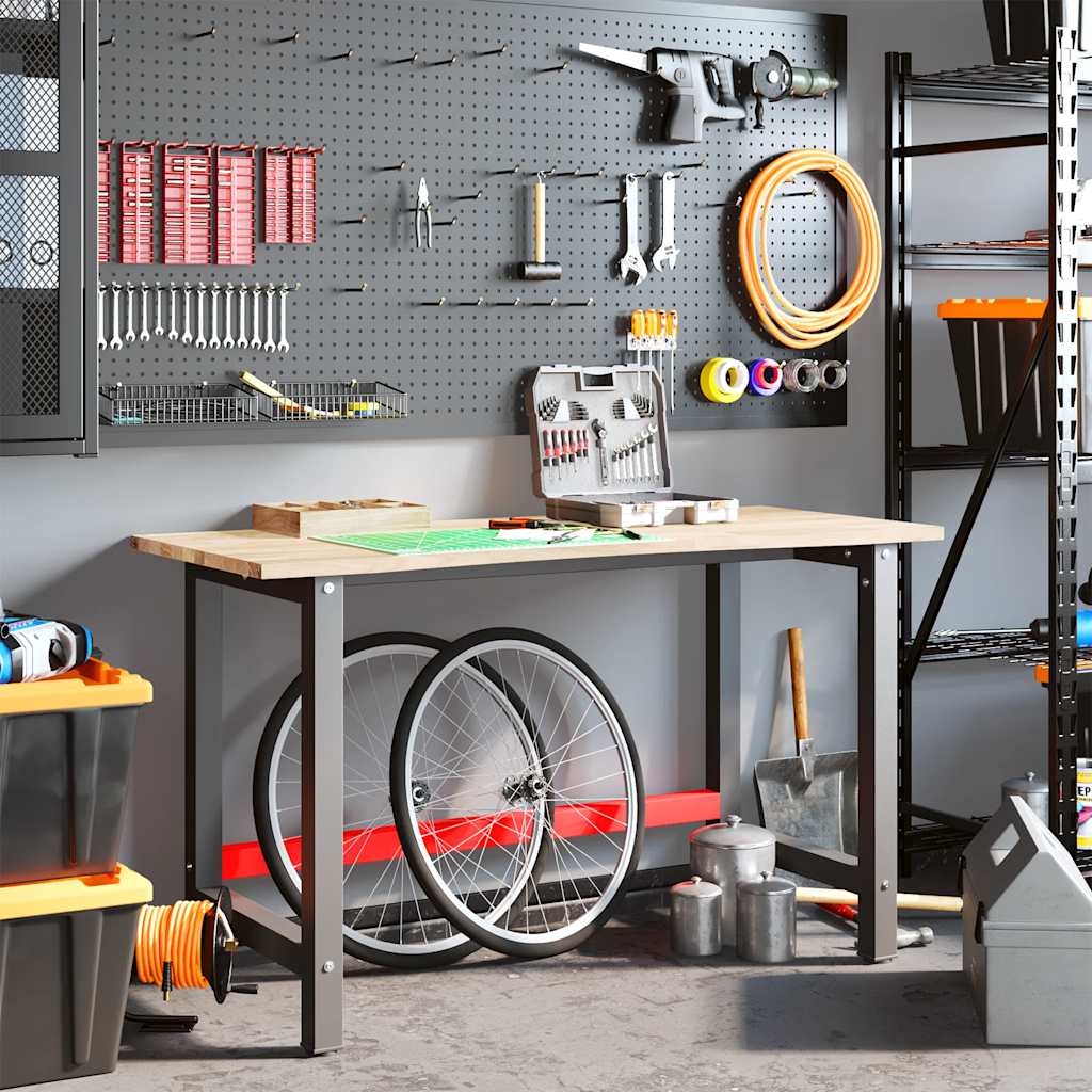 Radni stol 140x60x81,5 cm puno drvo hrast