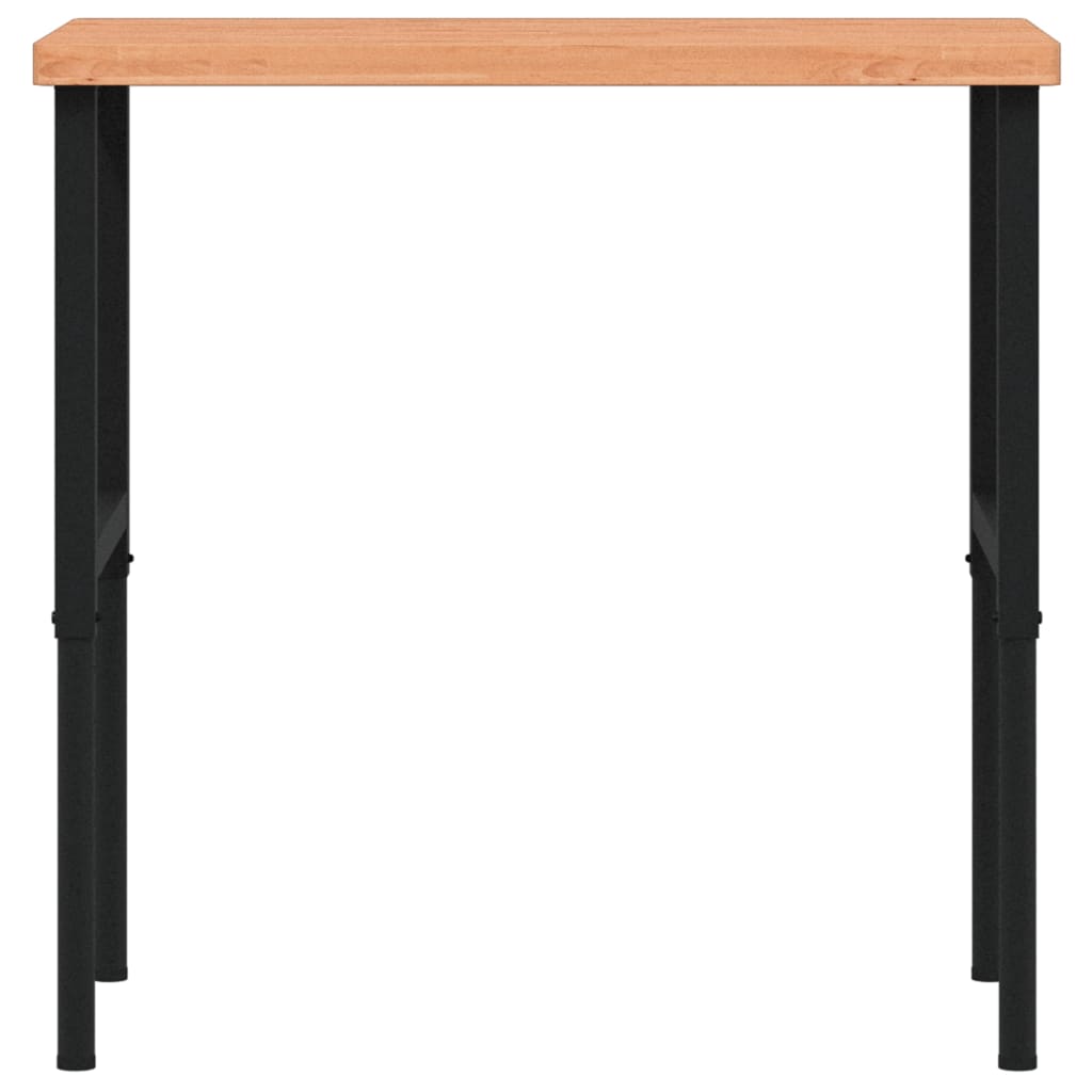 Radni stol 100x60x(73-99,5) cm od masivne bukovine pravokutni