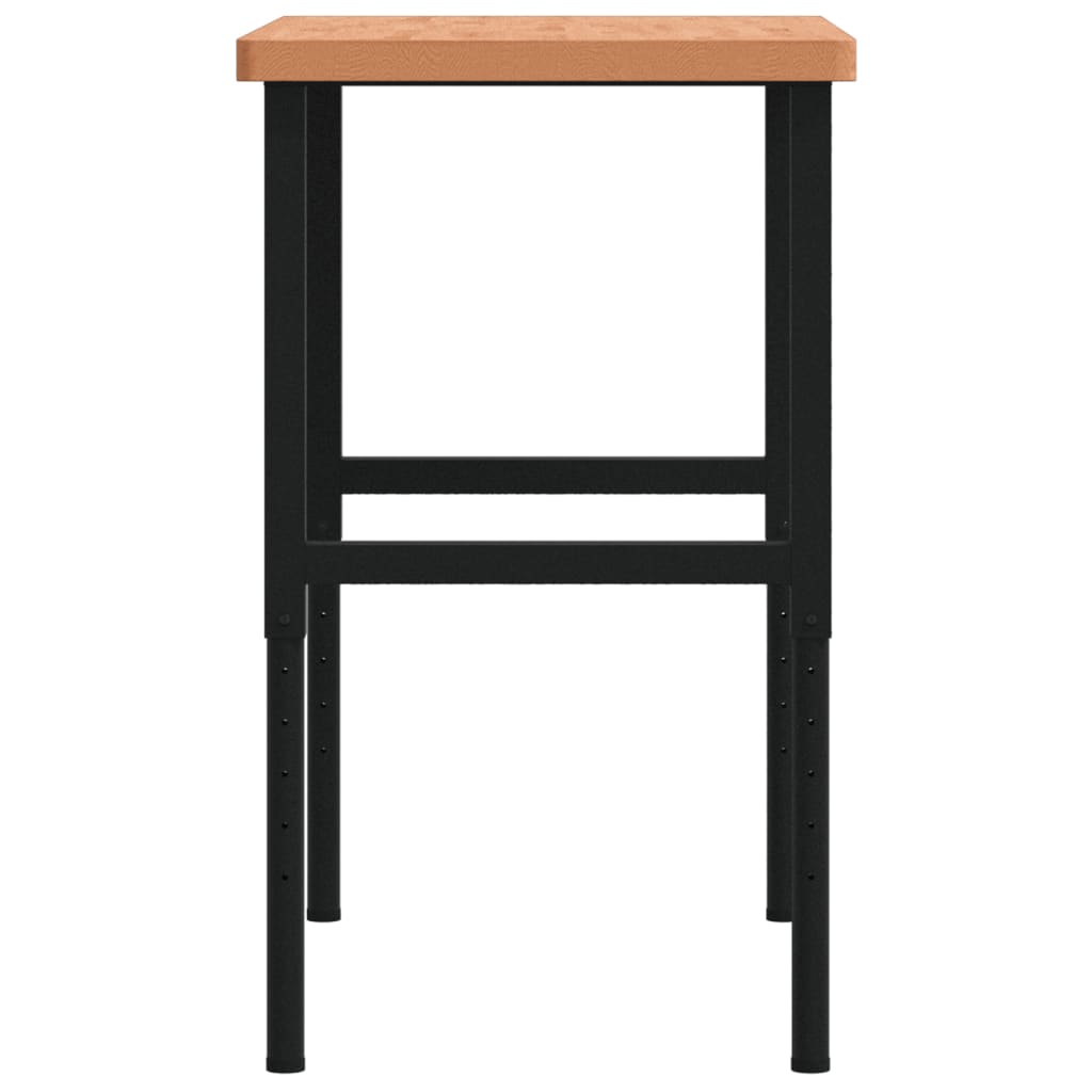 Radni stol 100x60x(73-99,5) cm od masivne bukovine pravokutni
