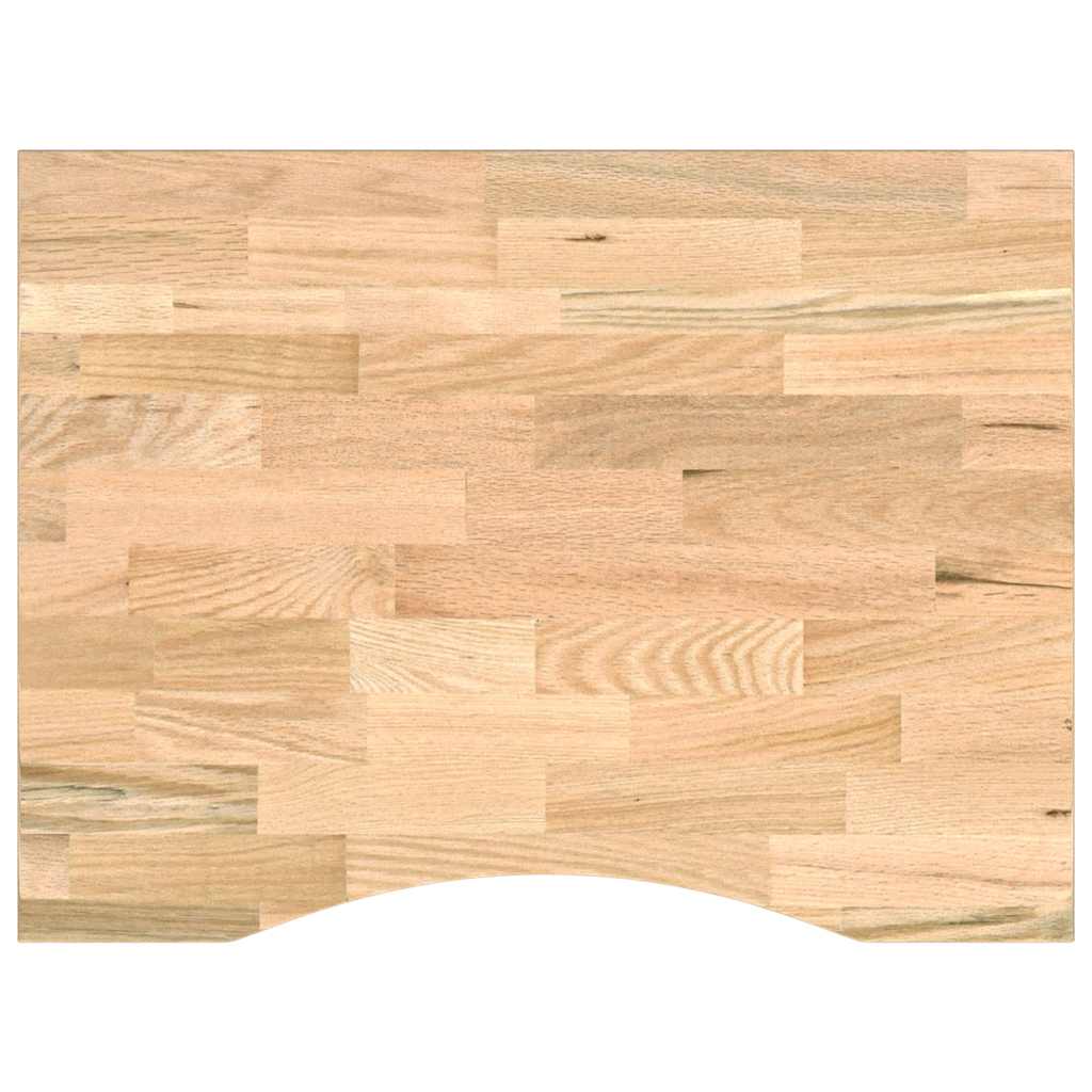 Radni stol 80x60x(71,5-98) cm puno drvo hrast