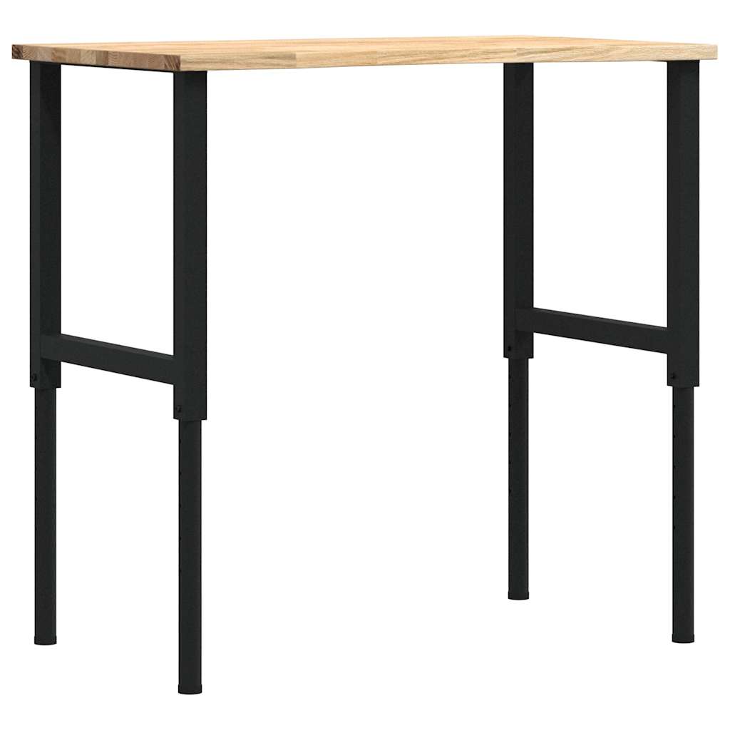 Radni stol 100x60x(71,5-98) cm puno drvo hrast