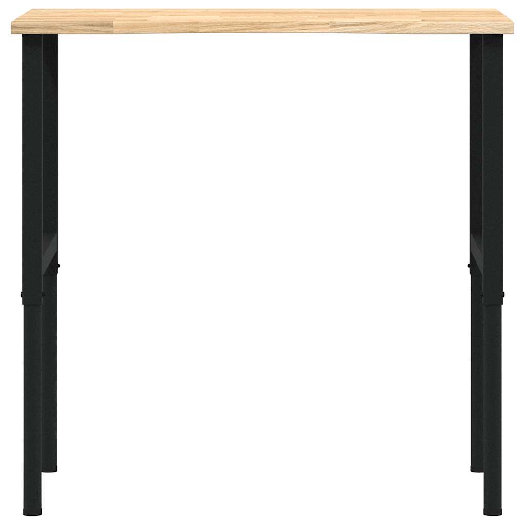 Radni stol 100x60x(71,5-98) cm puno drvo hrast