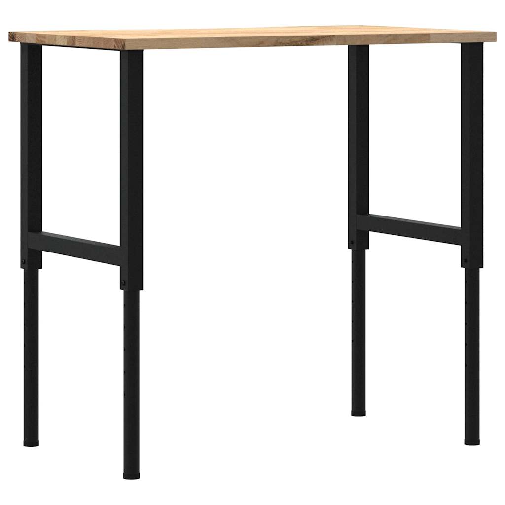 Radni stol 100x60x(71,5-98) cm puno drvo hrast