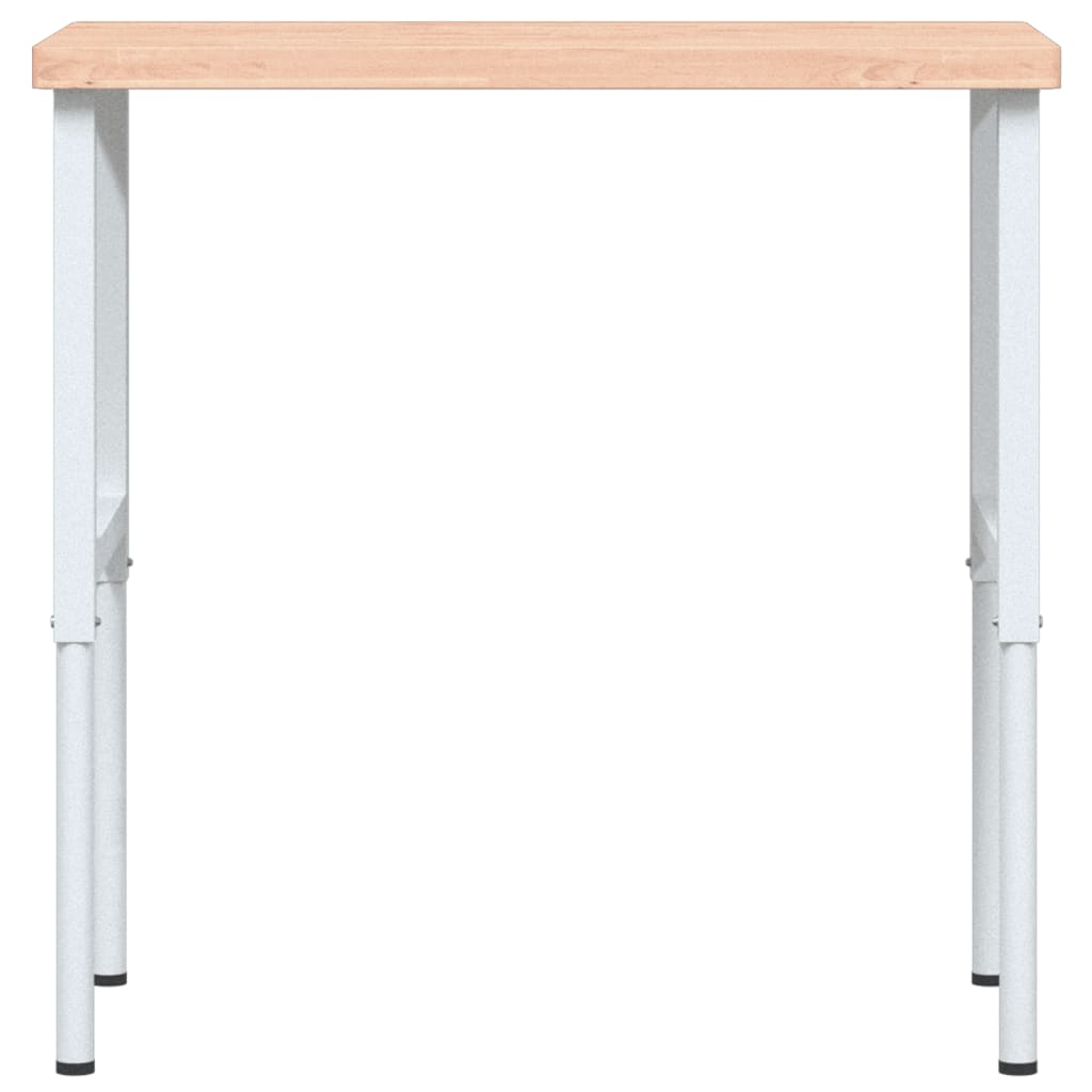 Radni stol 100x60x(73-99,5) cm od masivne bukovine pravokutni