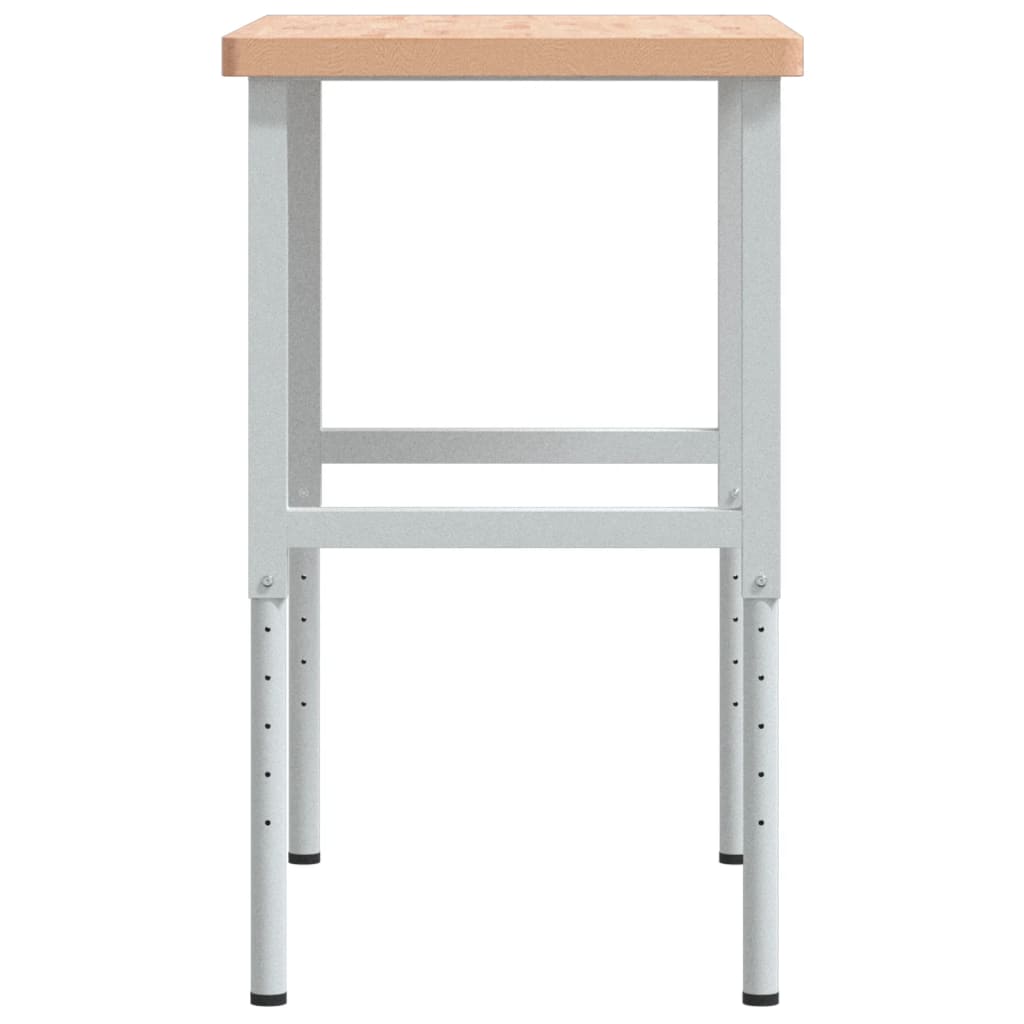Radni stol 100x60x(73-99,5) cm od masivne bukovine pravokutni