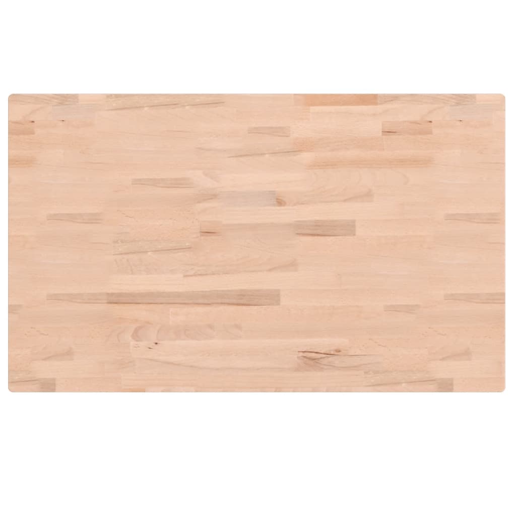 Radni stol 100x60x(73-99,5) cm od masivne bukovine pravokutni