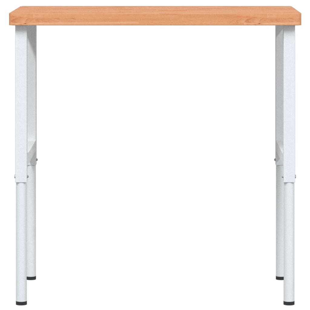 Radni stol 100x60x(73-99,5) cm od masivne bukovine pravokutni