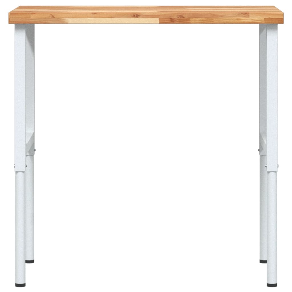 Radni stol 100x60x(73-99,5) cm masivno drvo bagrema pravokutni