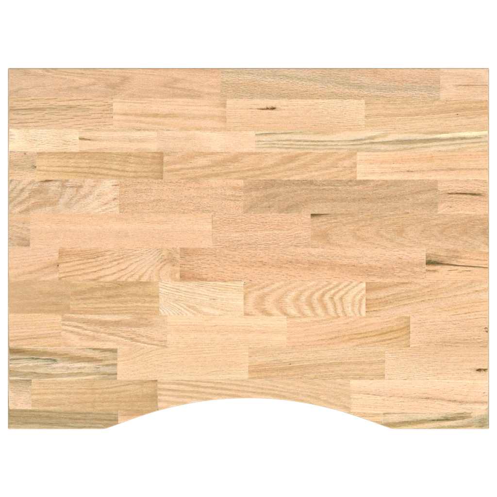 Radni stol 80x60x(71,5-98) cm puno drvo hrast