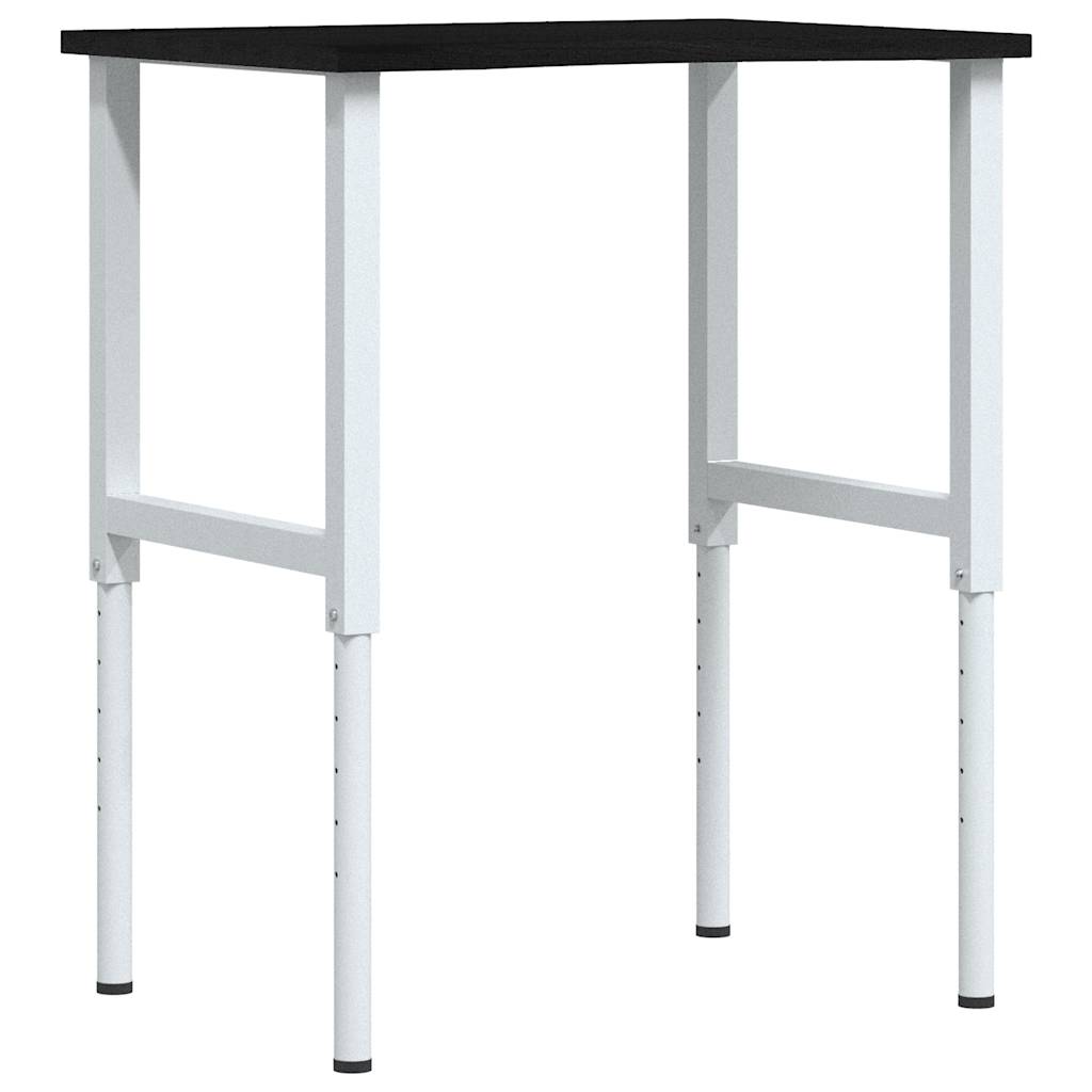 Radni stol tamnosmeđi 80x60x(71,5-98) cm masivno drvo hrast